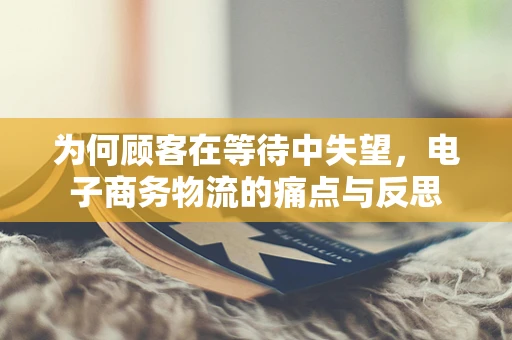 为何顾客在等待中失望，电子商务物流的痛点与反思