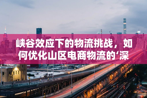 峡谷效应下的物流挑战，如何优化山区电商物流的‘深谷之旅’？