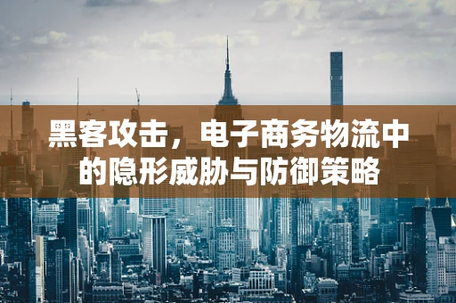 黑客攻击，电子商务物流中的隐形威胁与防御策略