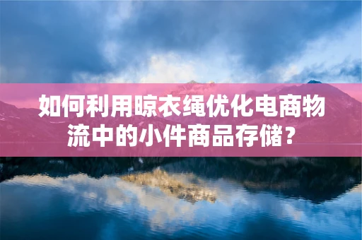 如何利用晾衣绳优化电商物流中的小件商品存储？