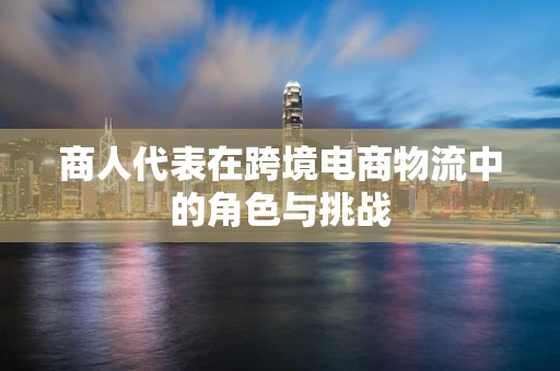 商人代表在跨境电商物流中的角色与挑战