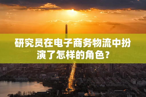 研究员在电子商务物流中扮演了怎样的角色？