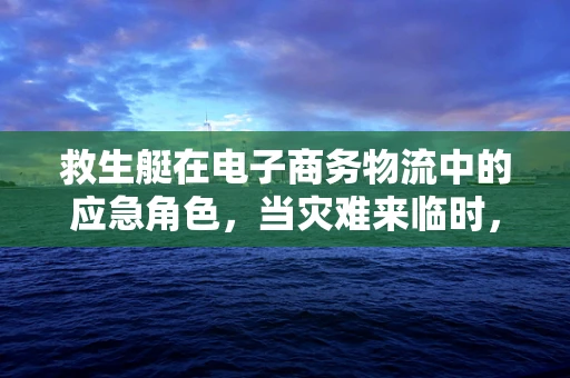 救生艇在电子商务物流中的应急角色，当灾难来临时，我们如何驶向安全？