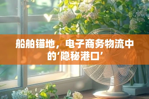 船舶锚地，电子商务物流中的‘隐秘港口’