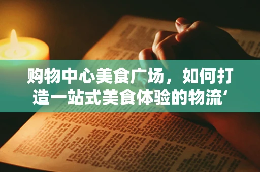 购物中心美食广场，如何打造一站式美食体验的物流‘快车道’？