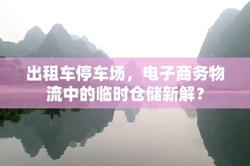 出租车停车场，电子商务物流中的临时仓储新解？