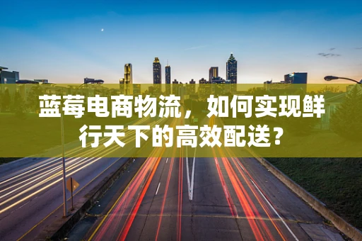 蓝莓电商物流，如何实现鲜行天下的高效配送？