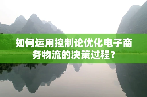 如何运用控制论优化电子商务物流的决策过程？