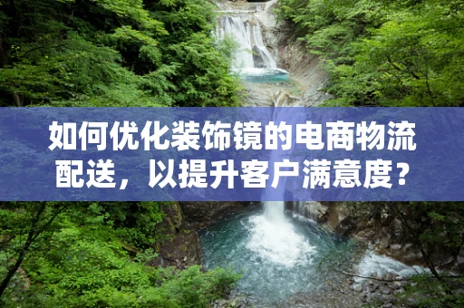 如何优化装饰镜的电商物流配送，以提升客户满意度？