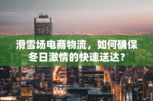 滑雪场电商物流，如何确保冬日激情的快速送达？