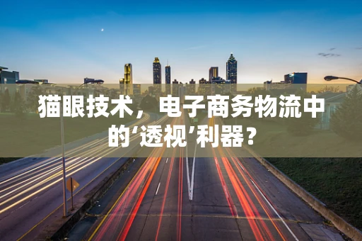 猫眼技术，电子商务物流中的‘透视’利器？
