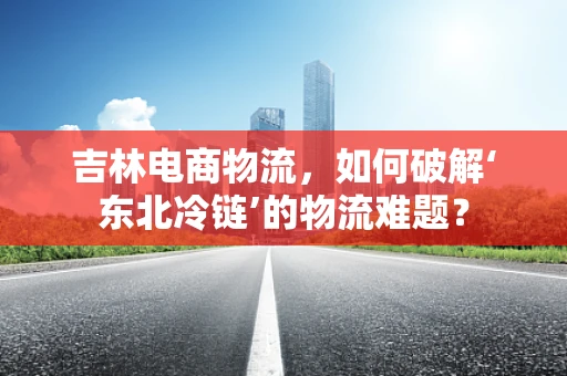 吉林电商物流，如何破解‘东北冷链’的物流难题？