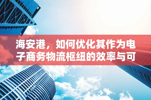 海安港，如何优化其作为电子商务物流枢纽的效率与可持续性？