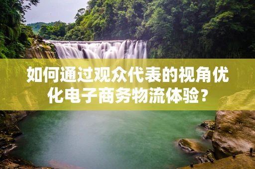 如何通过观众代表的视角优化电子商务物流体验？