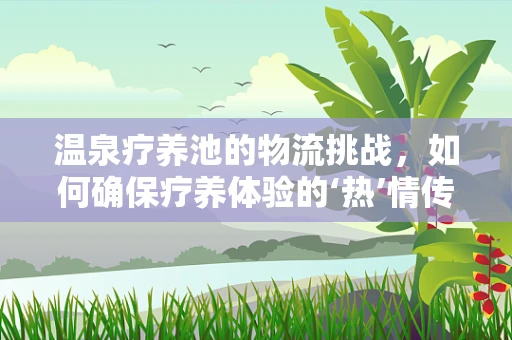 温泉疗养池的物流挑战，如何确保疗养体验的‘热’情传递？