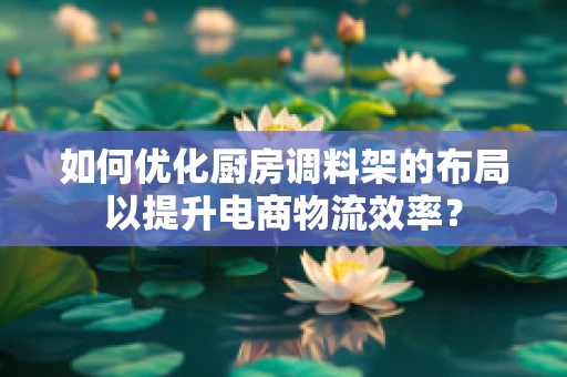 如何优化厨房调料架的布局以提升电商物流效率？