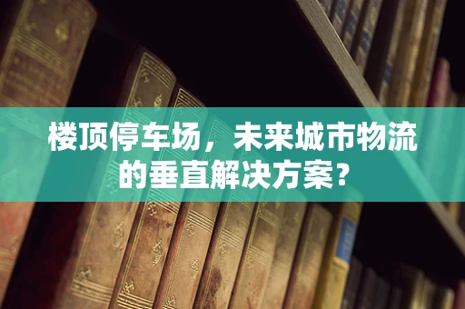 楼顶停车场，未来城市物流的垂直解决方案？