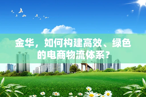 金华，如何构建高效、绿色的电商物流体系？