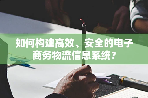 如何构建高效、安全的电子商务物流信息系统？