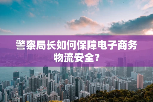 警察局长如何保障电子商务物流安全？