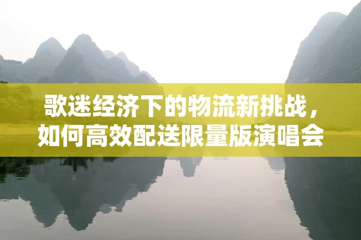 歌迷经济下的物流新挑战，如何高效配送限量版演唱会周边商品？