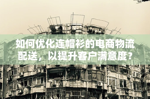 如何优化连帽衫的电商物流配送，以提升客户满意度？