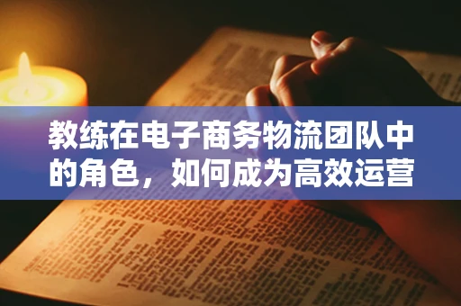 教练在电子商务物流团队中的角色，如何成为高效运营的催化剂？
