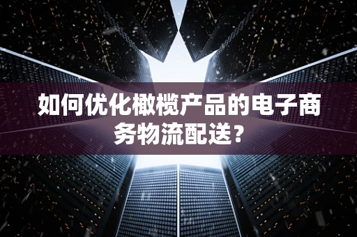如何优化橄榄产品的电子商务物流配送？