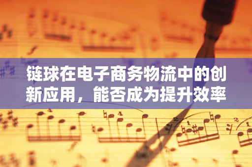 链球在电子商务物流中的创新应用，能否成为提升效率的‘秘密武器’？