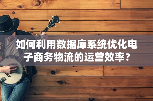 如何利用数据库系统优化电子商务物流的运营效率？