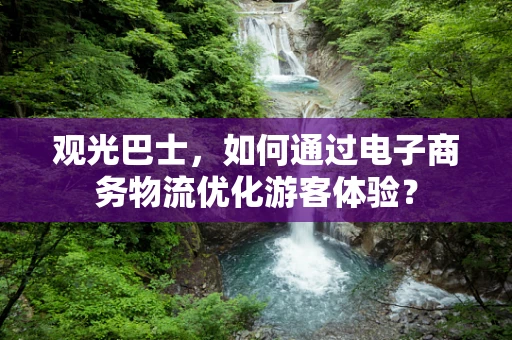 观光巴士，如何通过电子商务物流优化游客体验？