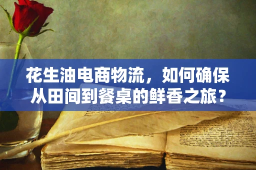 花生油电商物流，如何确保从田间到餐桌的鲜香之旅？