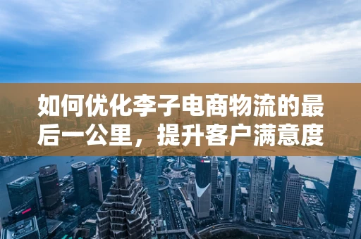 如何优化李子电商物流的最后一公里，提升客户满意度？