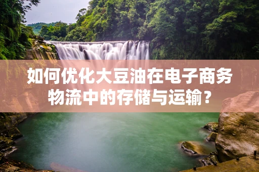 如何优化大豆油在电子商务物流中的存储与运输？