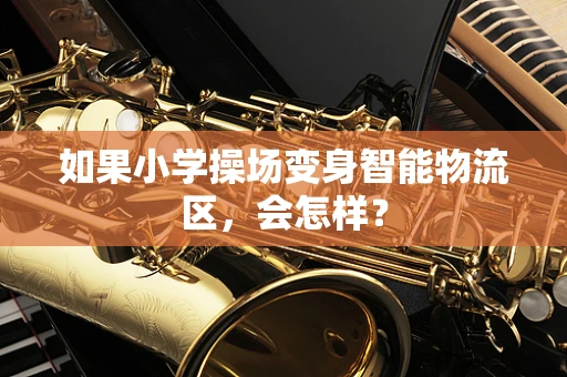 如果小学操场变身智能物流区，会怎样？