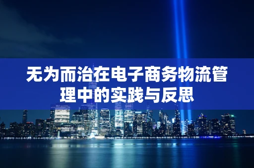 无为而治在电子商务物流管理中的实践与反思