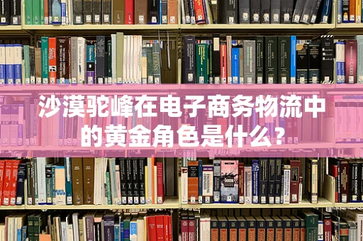 沙漠驼峰在电子商务物流中的黄金角色是什么？