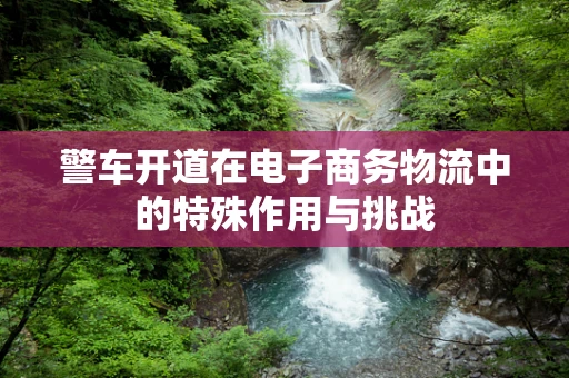 警车开道在电子商务物流中的特殊作用与挑战