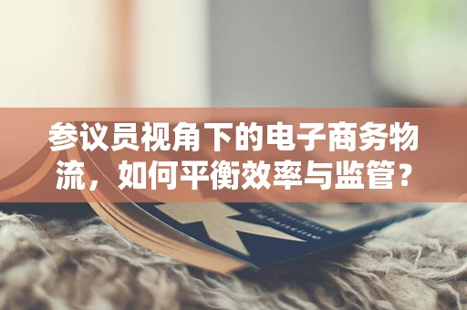 参议员视角下的电子商务物流，如何平衡效率与监管？