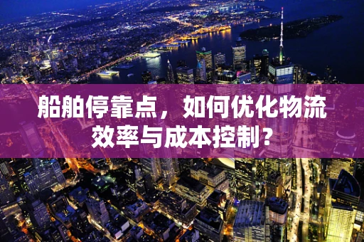 船舶停靠点，如何优化物流效率与成本控制？