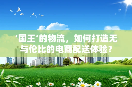 ‘国王’的物流，如何打造无与伦比的电商配送体验？