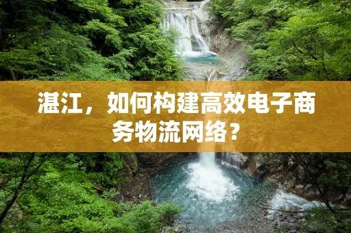 湛江，如何构建高效电子商务物流网络？