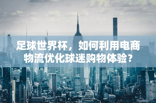 足球世界杯，如何利用电商物流优化球迷购物体验？
