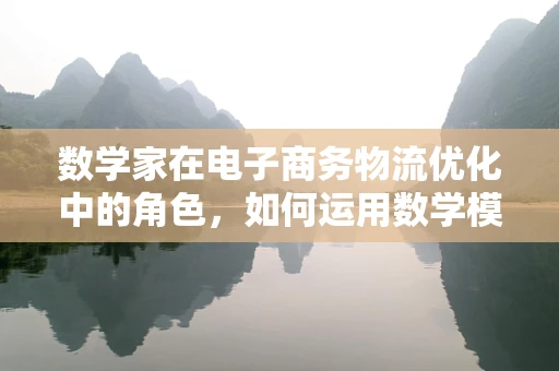 数学家在电子商务物流优化中的角色，如何运用数学模型提升配送效率？