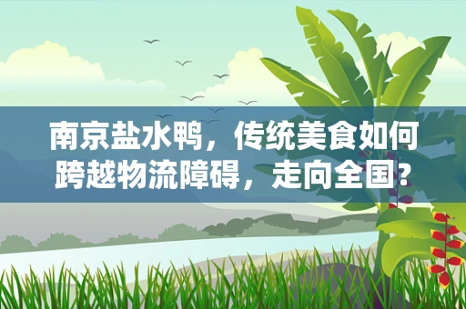 南京盐水鸭，传统美食如何跨越物流障碍，走向全国？
