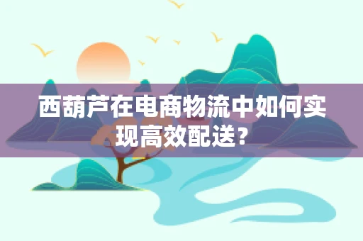 西葫芦在电商物流中如何实现高效配送？