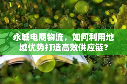 永城电商物流，如何利用地域优势打造高效供应链？