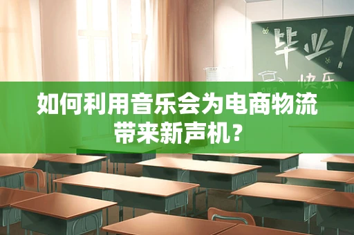 如何利用音乐会为电商物流带来新声机？