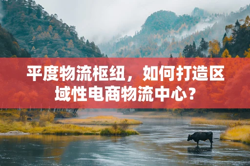 平度物流枢纽，如何打造区域性电商物流中心？