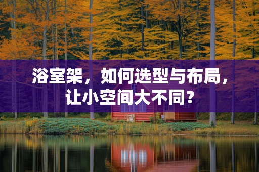 浴室架，如何选型与布局，让小空间大不同？